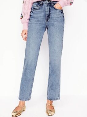 Boden High Rise Straight Leg Jeans
Light Vintage Size 30R